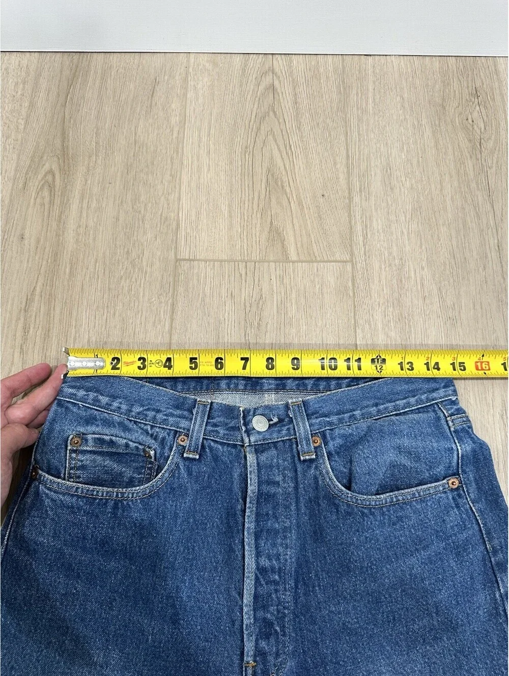 VTG Levis 501 0115 Jeans Mens 29x30 Blue Regular Straight Button Fly 80s